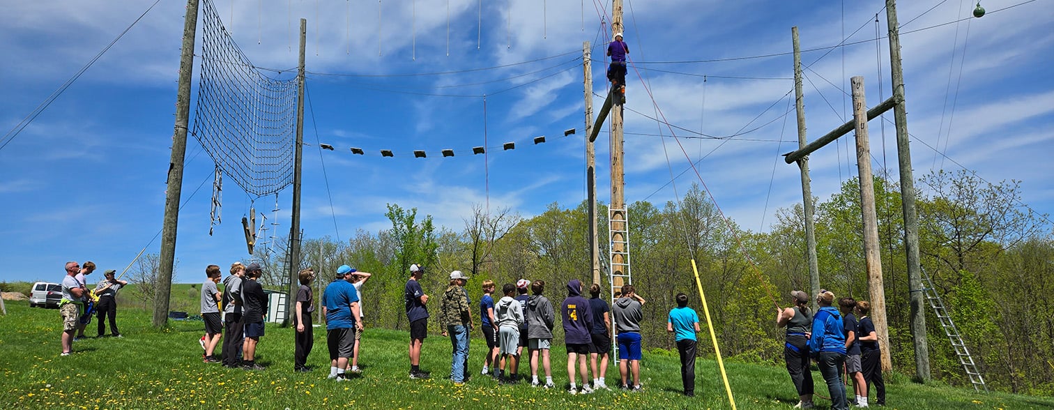 Middle School Ropes Course