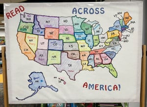Read Across America Day Map