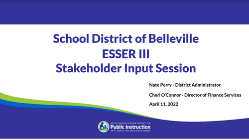 ESSER III Stakeholder Input