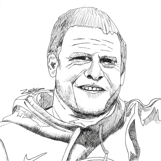 Chuck Fahey line drawing